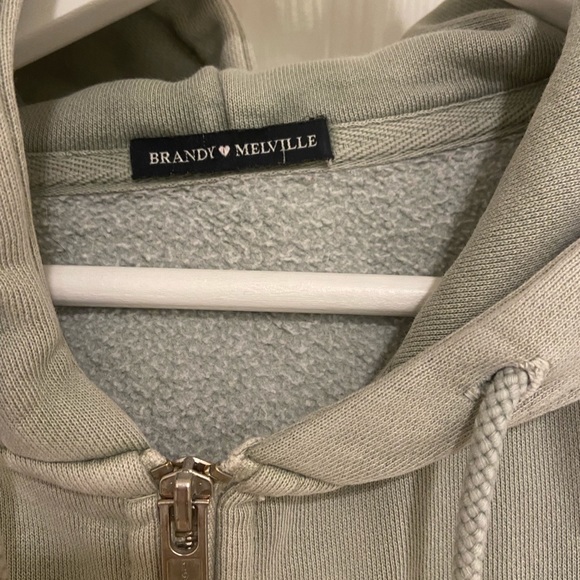 Brandy Melville zip up hoodie - Picture 4 of 4